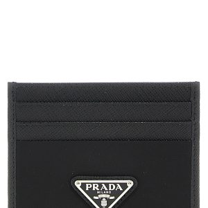 Re-Nylon Saffiano cardholder