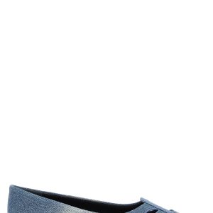 'The Denim Kat' ballet flats