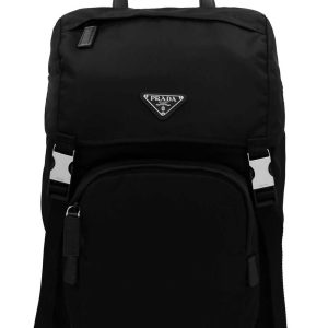 Re-nylon logo backpack