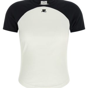 'Circle Contrast' T-shirt