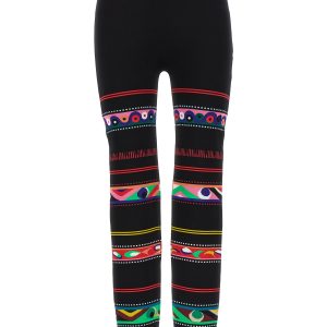 Jacquard patterned leggings
