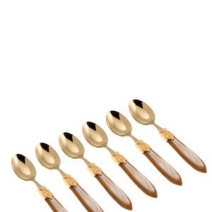 'Laura' coffee 6 teaspoons set