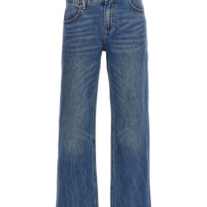 'Dip Side Lace Undie' jeans