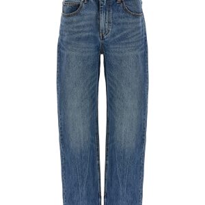 'Slit Hem Prestyle Hotfix Mesh Undie' jeans