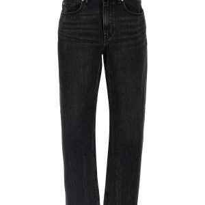 'Slit Hem Prestyle Hotfix Mesh Undie' jeans