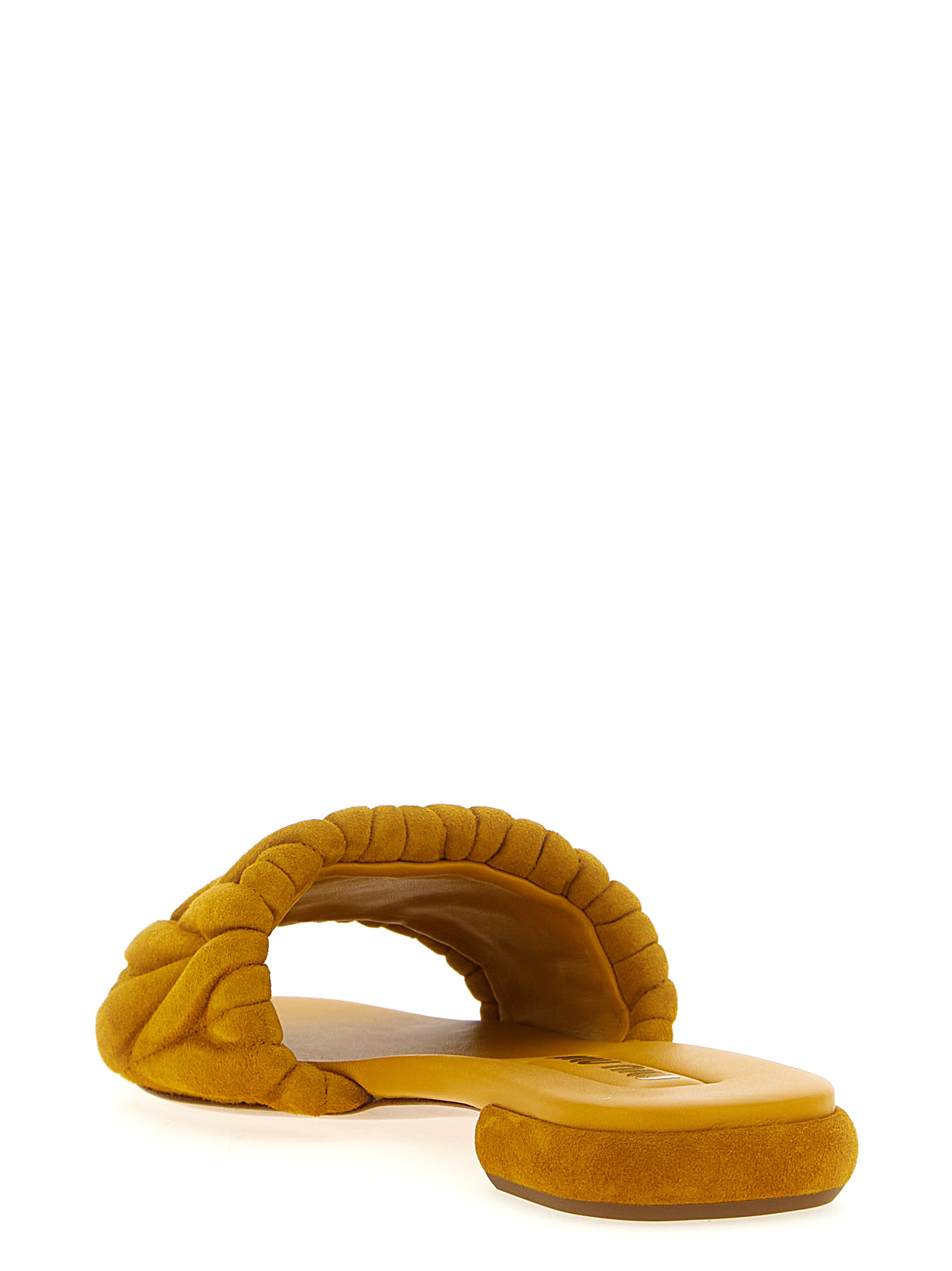 Matelassé suede slides - immagine 3