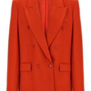 Double-breasted wool blazer