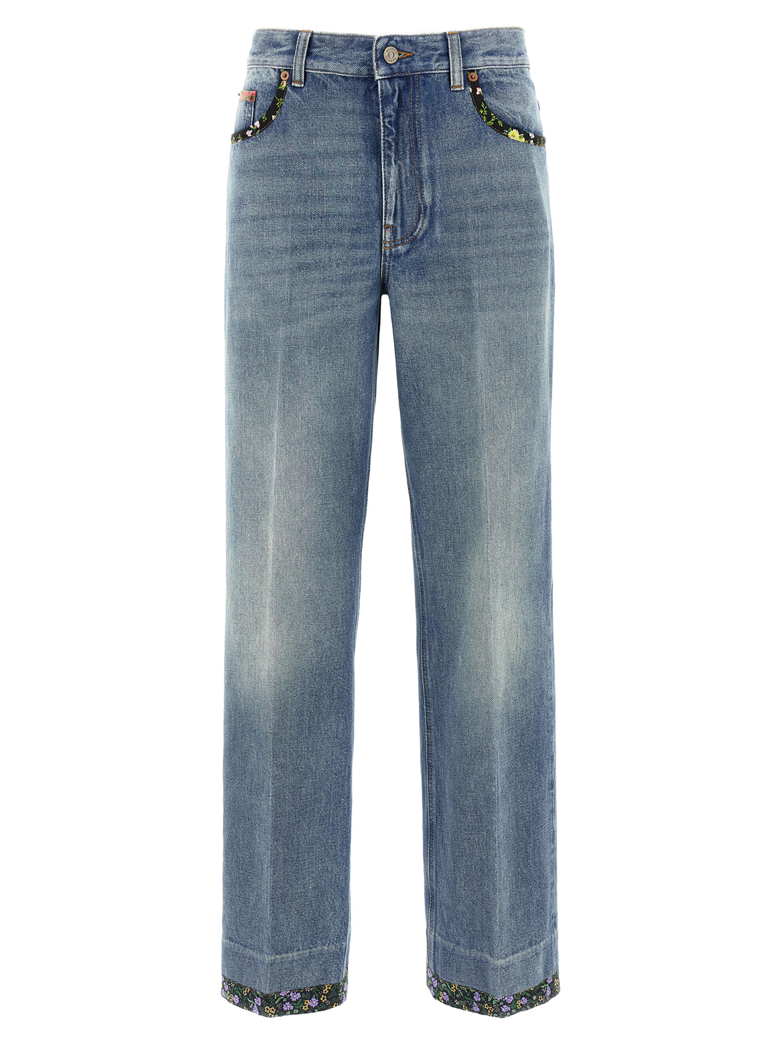 Valentino Garavani floral jeans