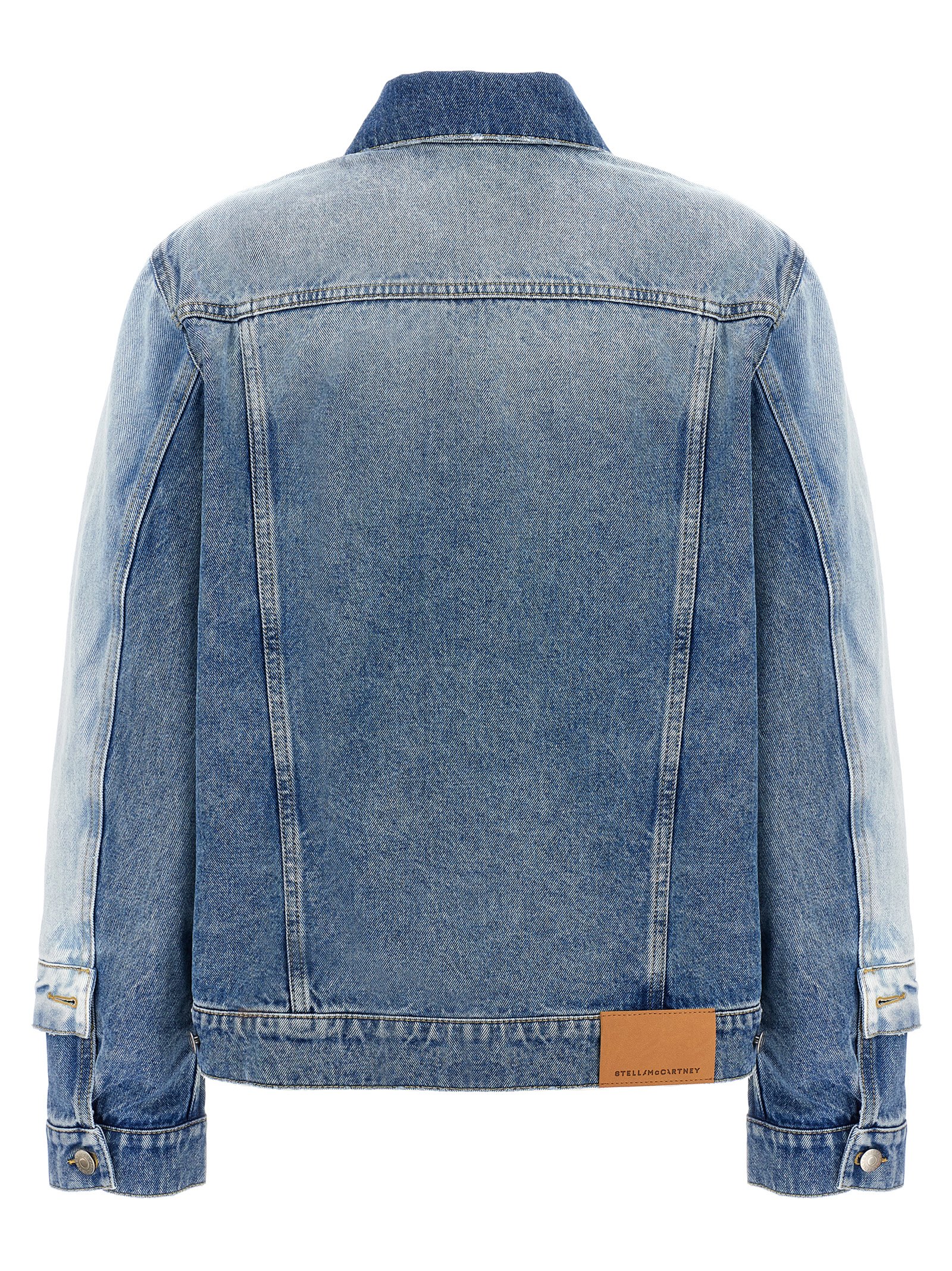 Layered denim jacket - immagine 2