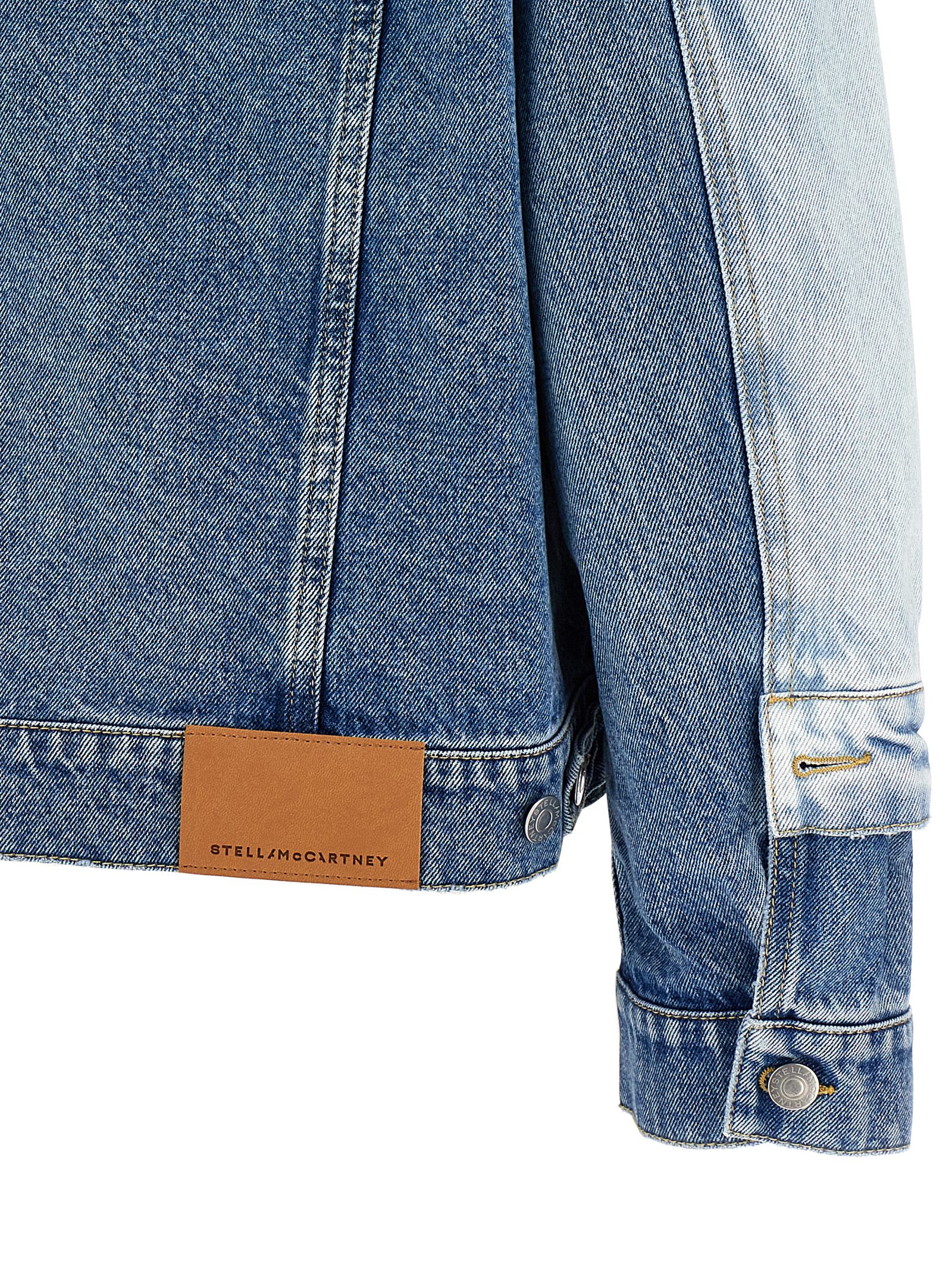Layered denim jacket - immagine 4