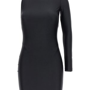 Cut-out one shoulder dress