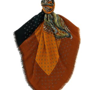 'Madras' print stole