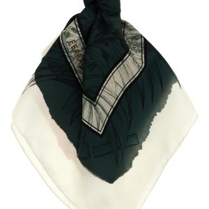 'Gravure' print scarf