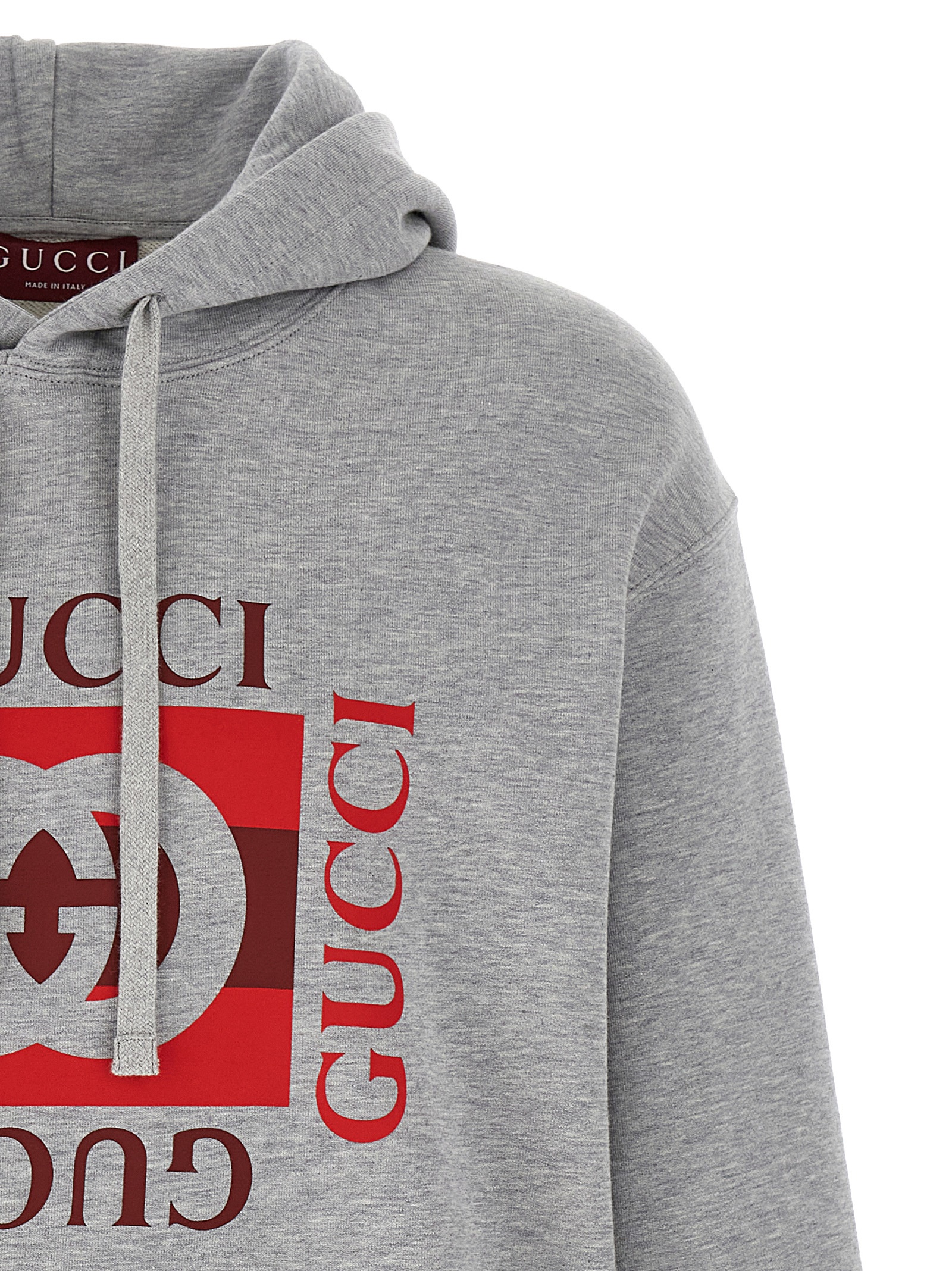 'Gucci Incrocio GG' print hoodie - immagine 3