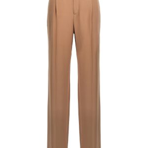 Crepe silk pants