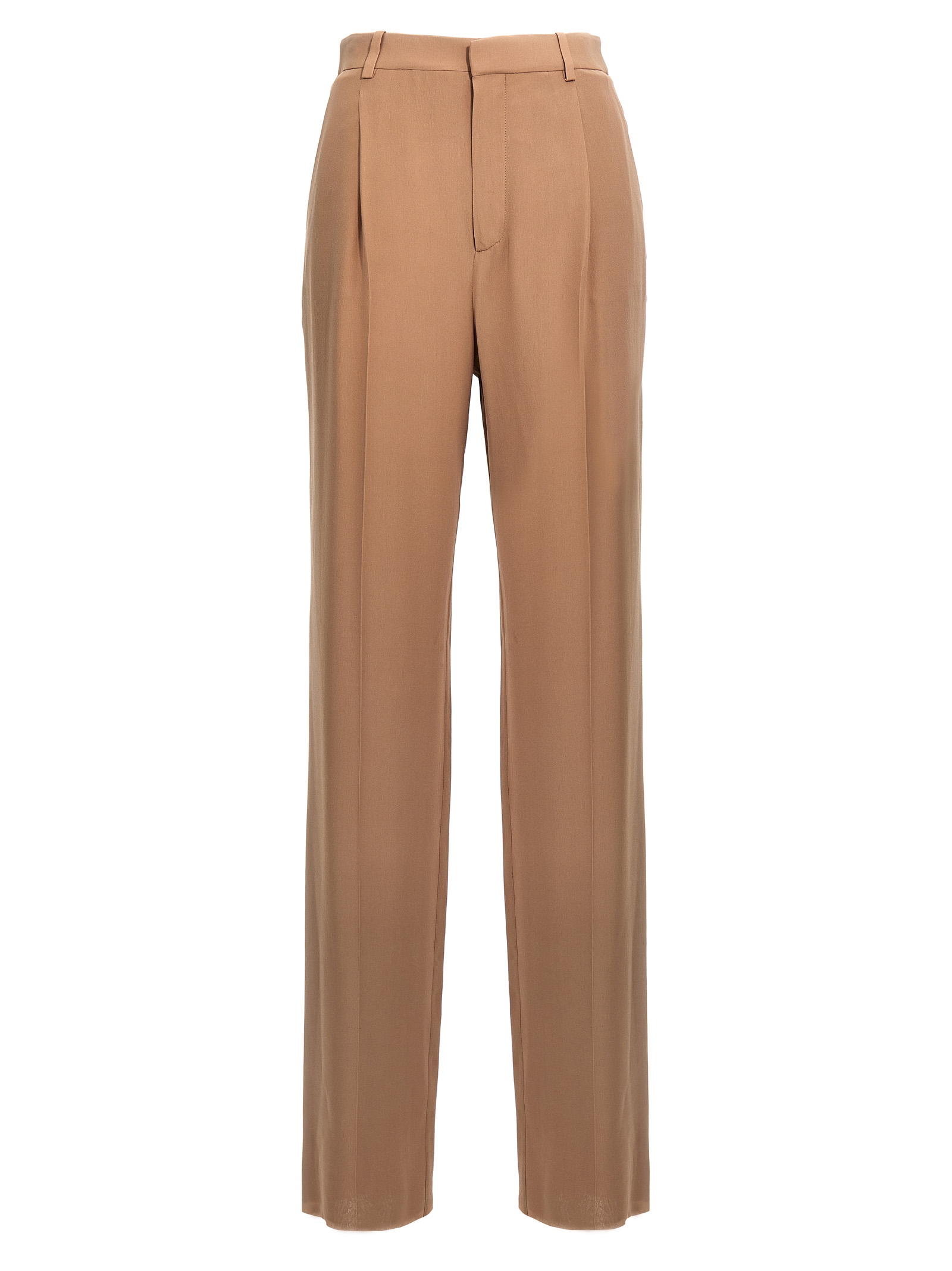 Crepe silk pants