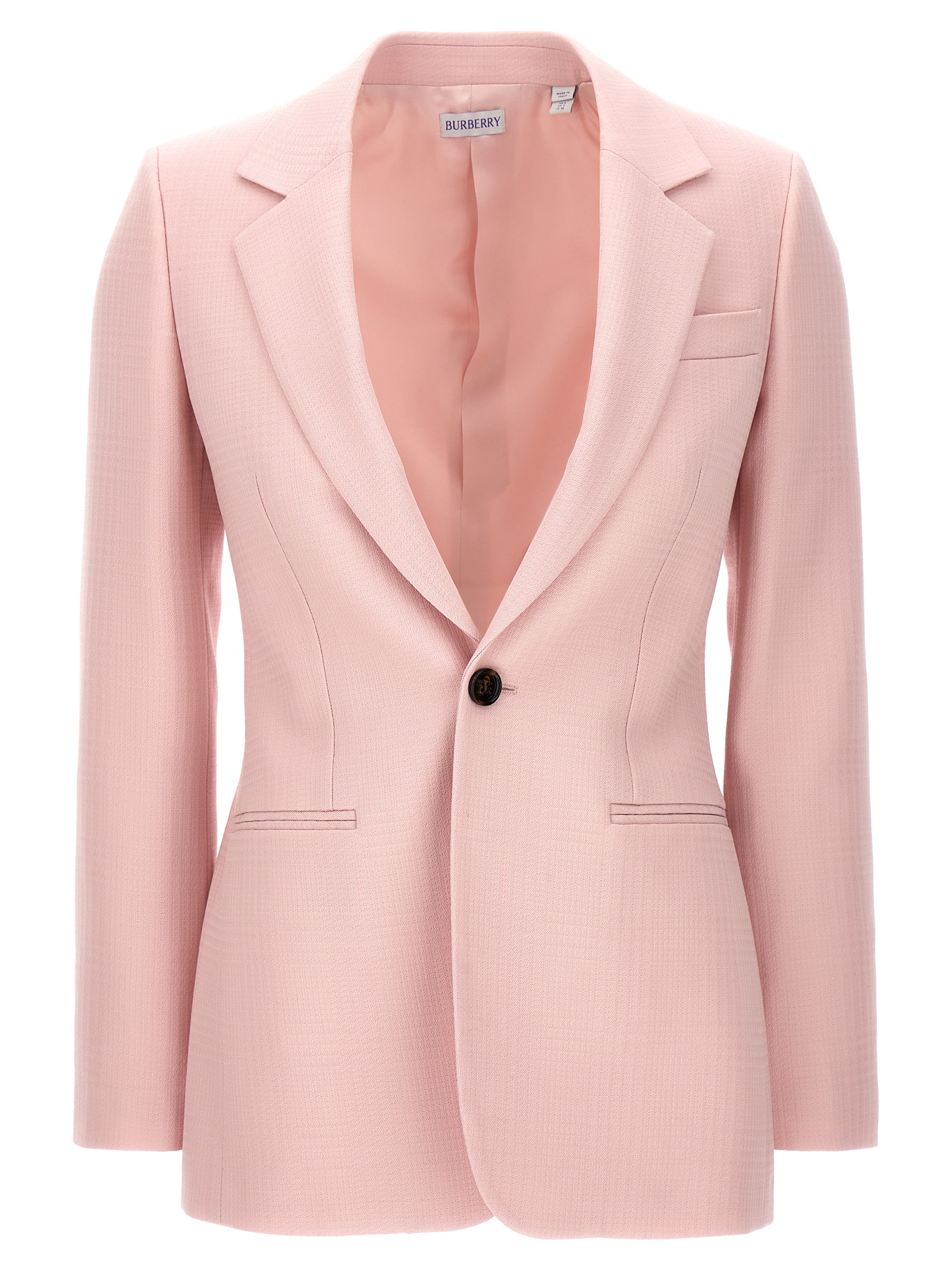 Single-breasted tailored blazer