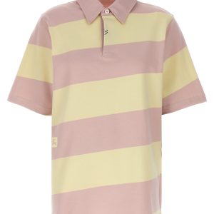 Logo striped polo shirt