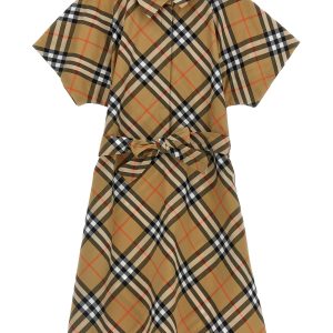 Check chemisier dress