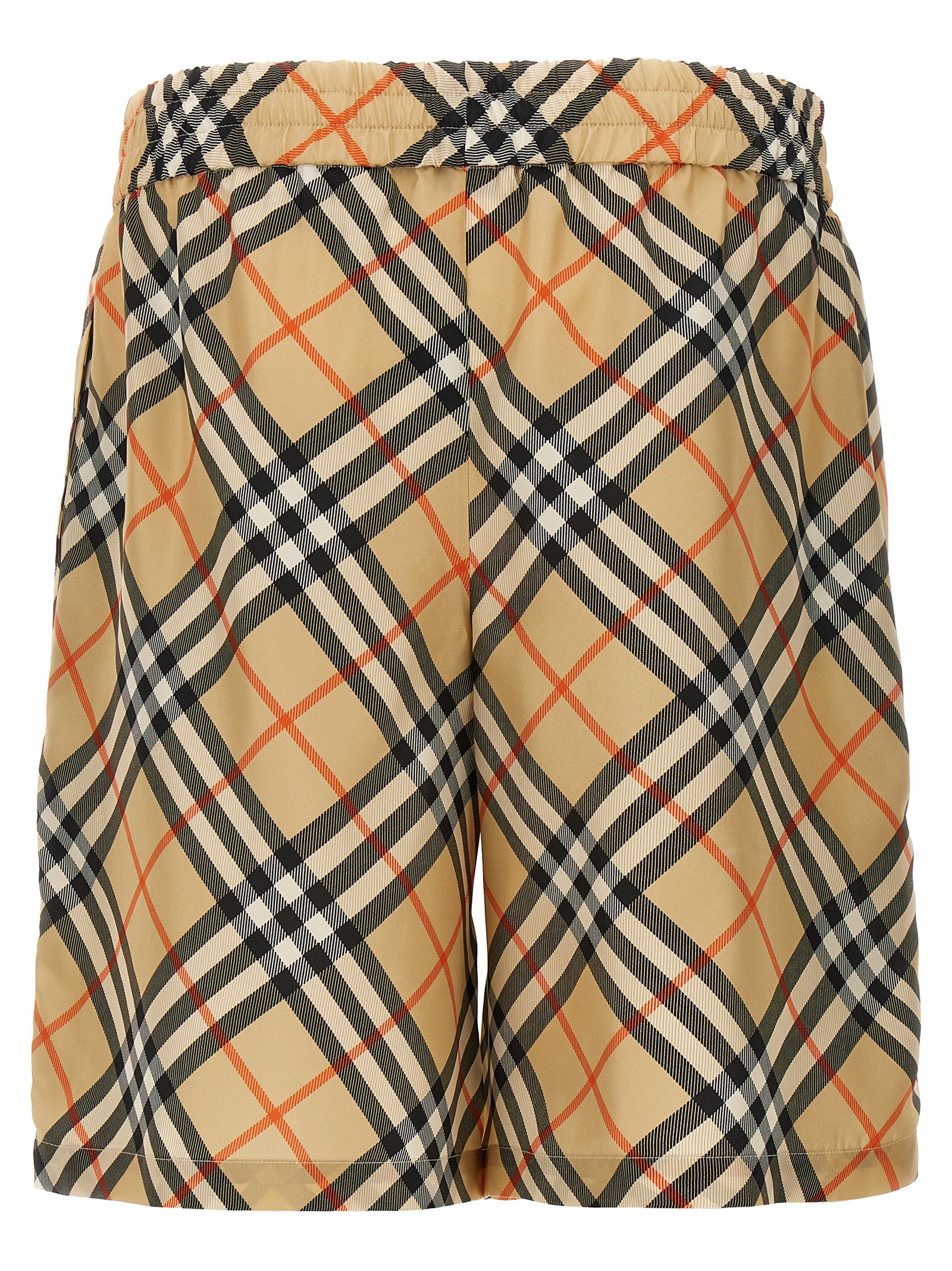 Check silk bermuda shorts - immagine 2
