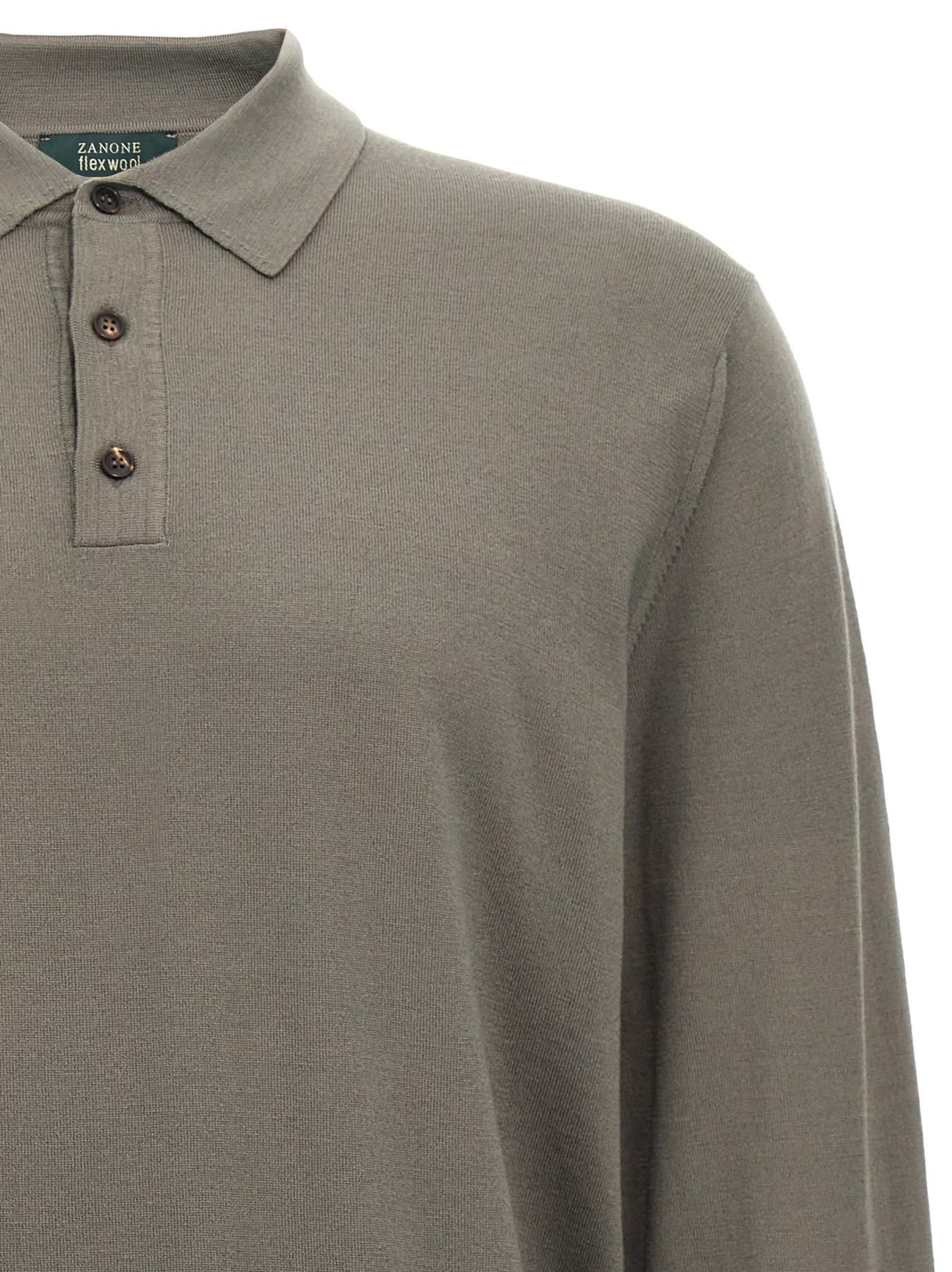 Wool polo shirt - immagine 3