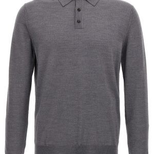 Virgin wool polo shirt