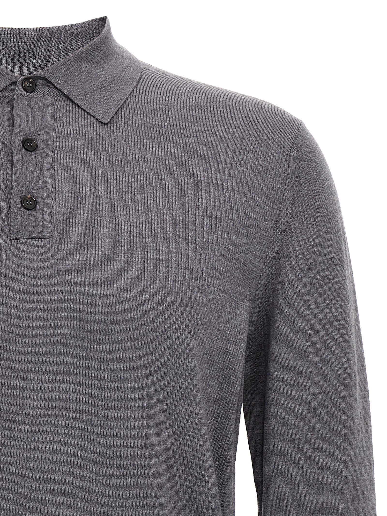 Virgin wool polo shirt - immagine 3