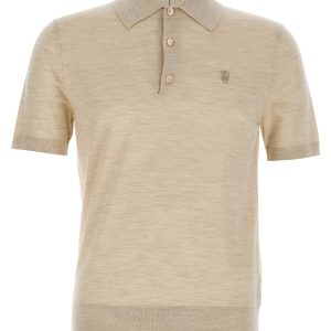 Wool polo shirt