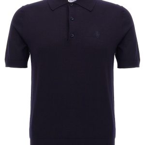 Wool polo shirt