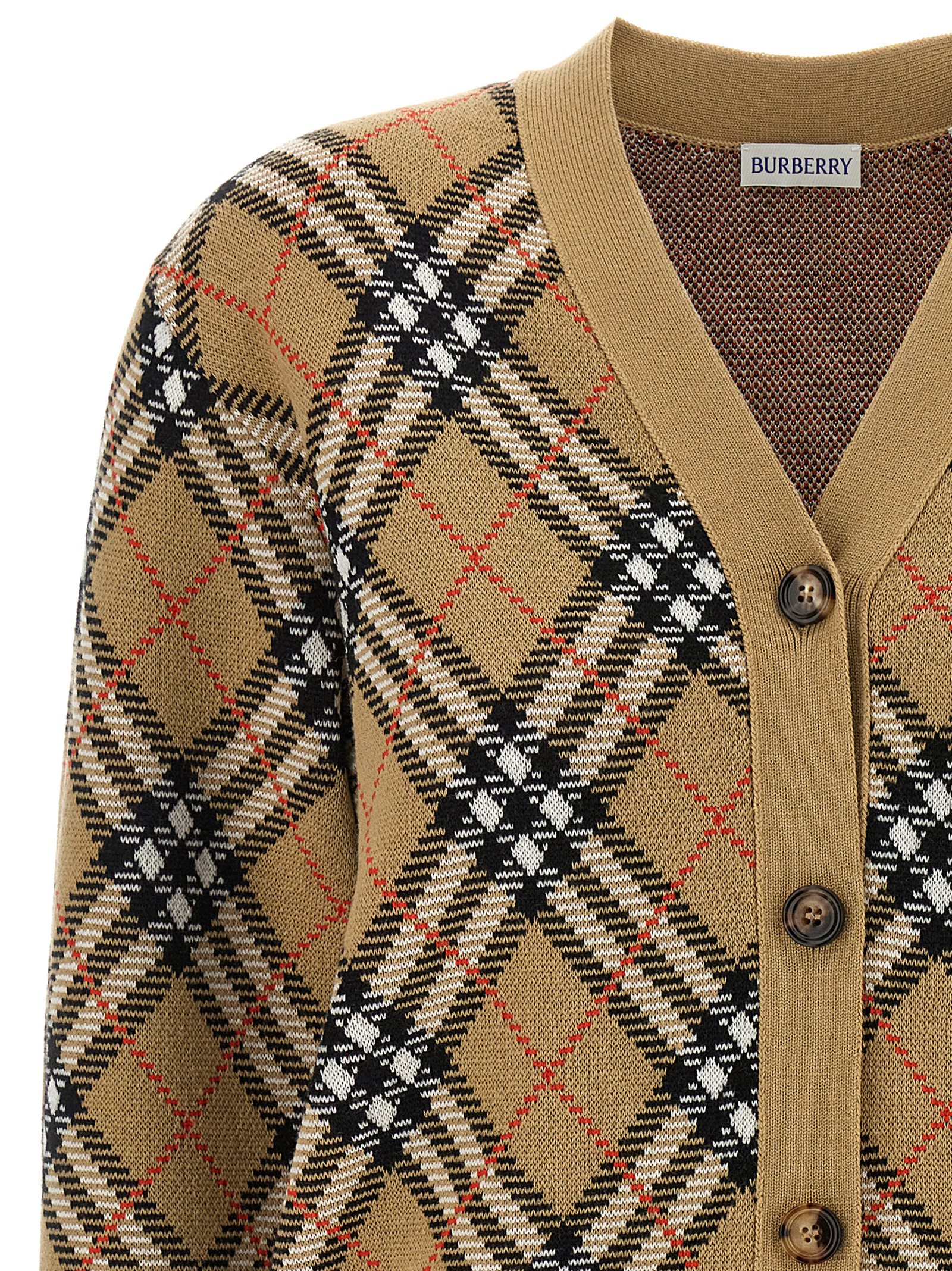 Cardigan Burberry Check - immagine 3