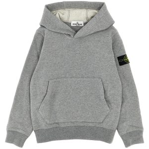 Logo patch hoodie