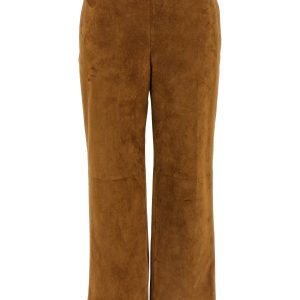 Suede pants