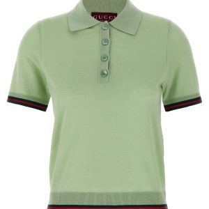 Knitted polo shirt