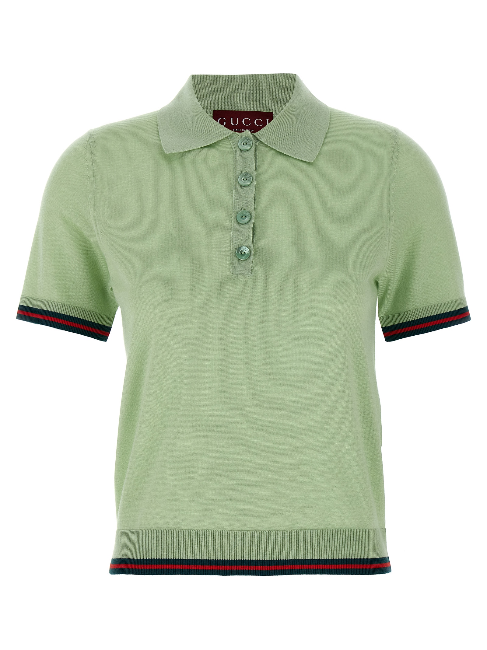 Knitted polo shirt