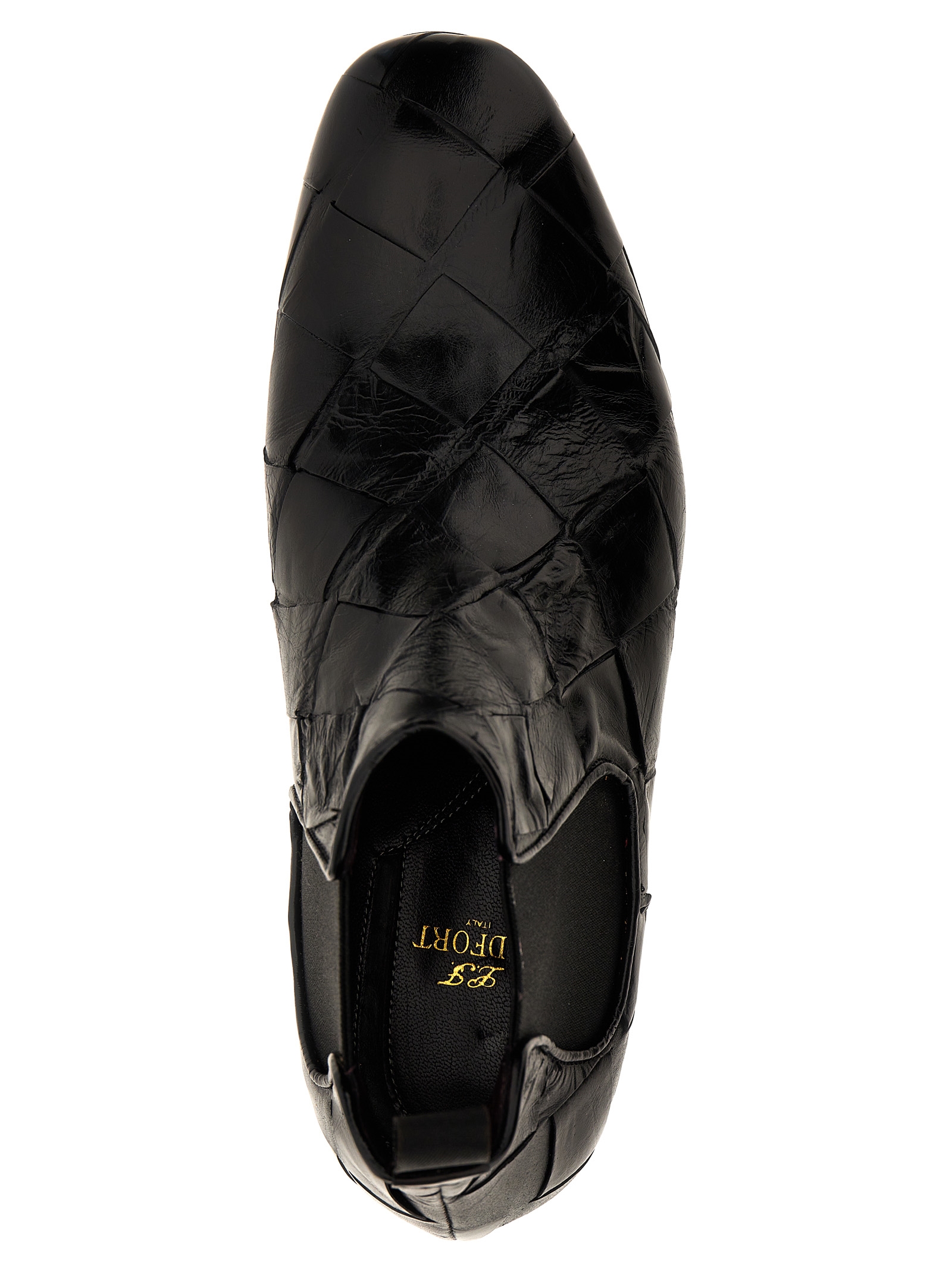 Braided leather ankle boots - immagine 4