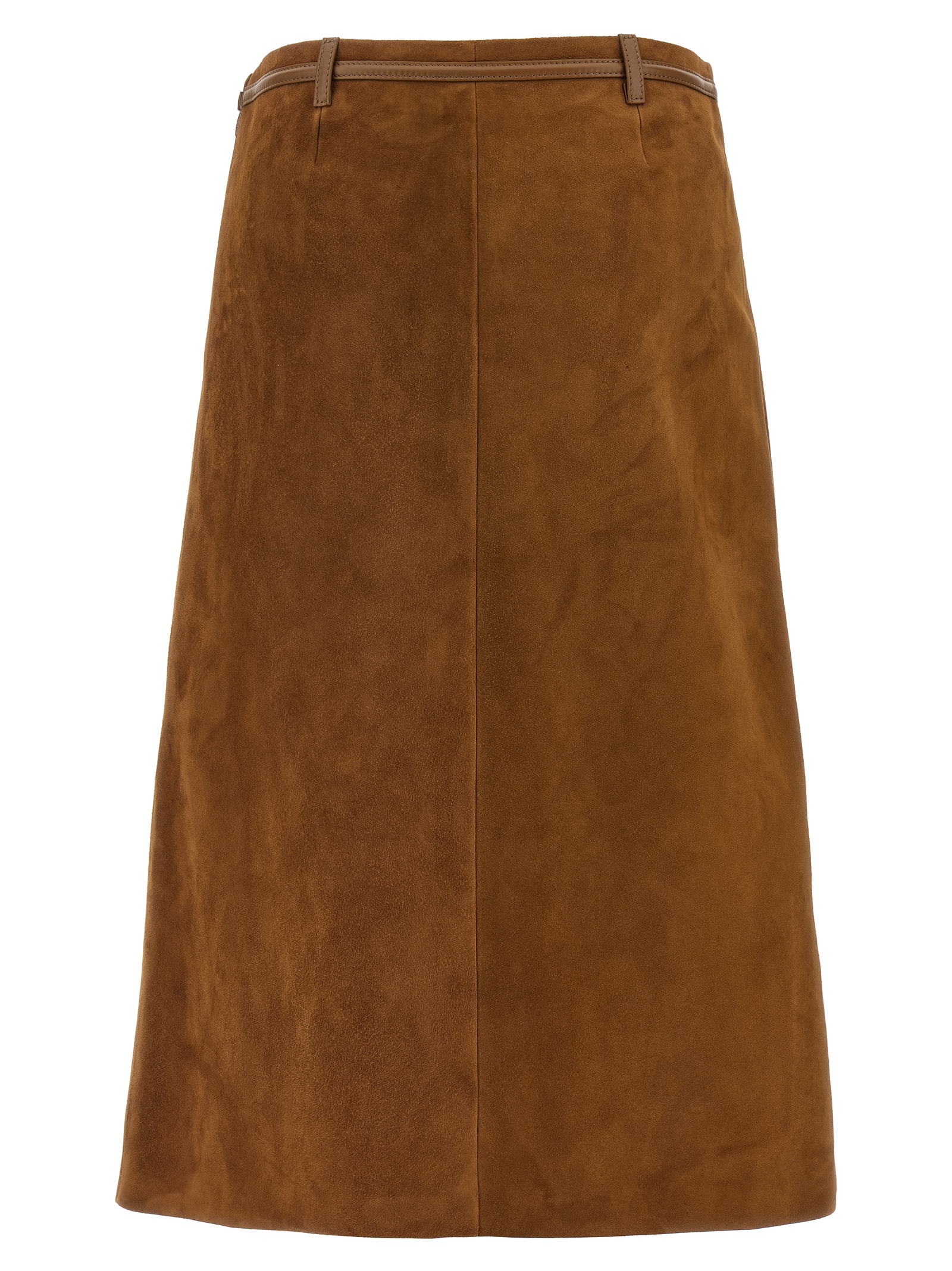 Suede Skirt Horsebit - immagine 2