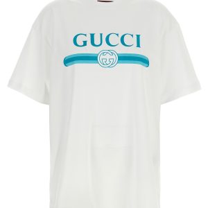 'Gucci Incrocio GG e Web' print T-shirt