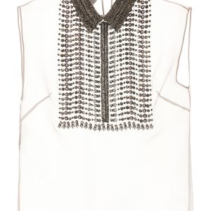 Beaded chiffon top