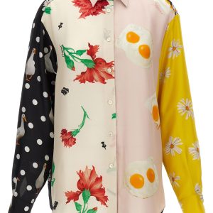 Patchwork print shirt