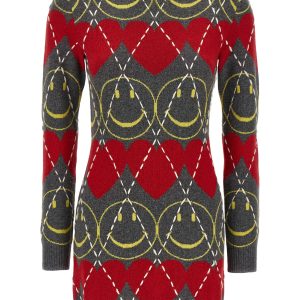 'Smiley®' wool dress