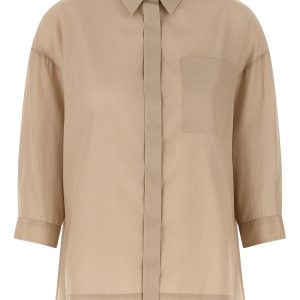 Asymmetric hem shirt
