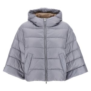 Cape down jacket