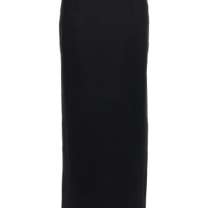 Double face knit skirt