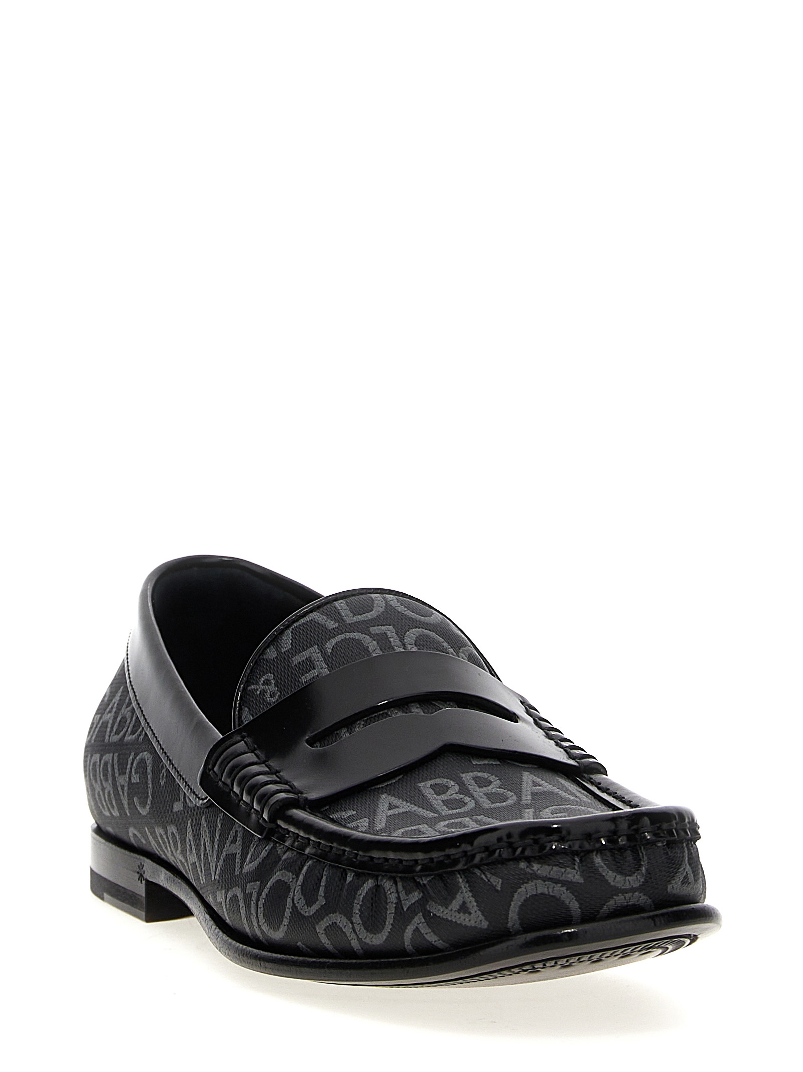 Logo jacquard fabric loafers - immagine 2