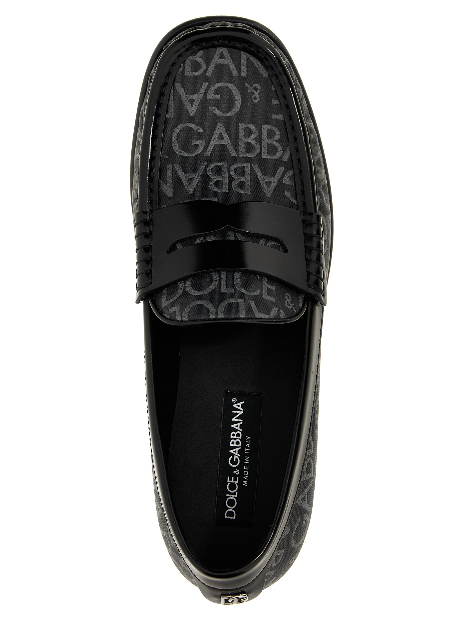 Logo jacquard fabric loafers - immagine 4