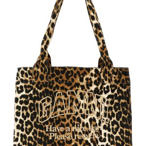 Shopping leopard embroidery logo