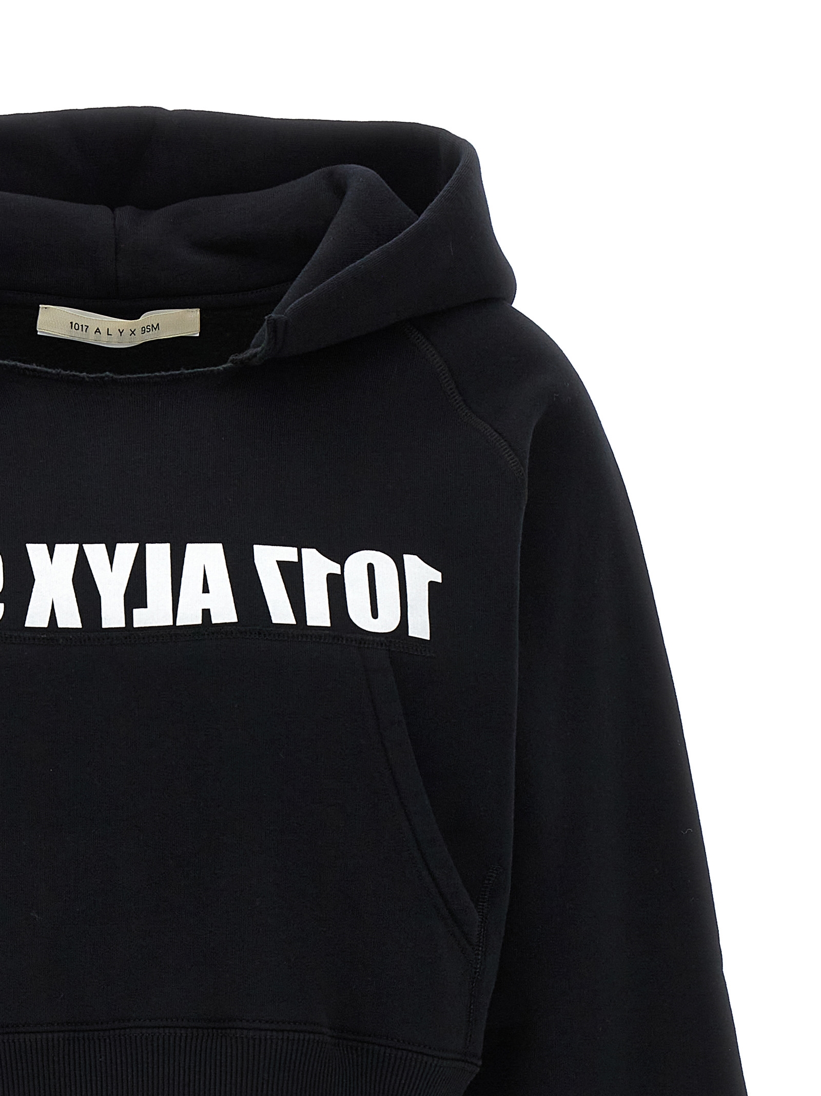 Logo print hoodie - immagine 3
