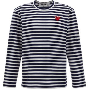 Logo patch stripes t-shirt