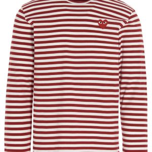 Logo patch stripes t-shirt