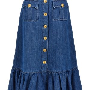 Valentino Garavani denim skirt